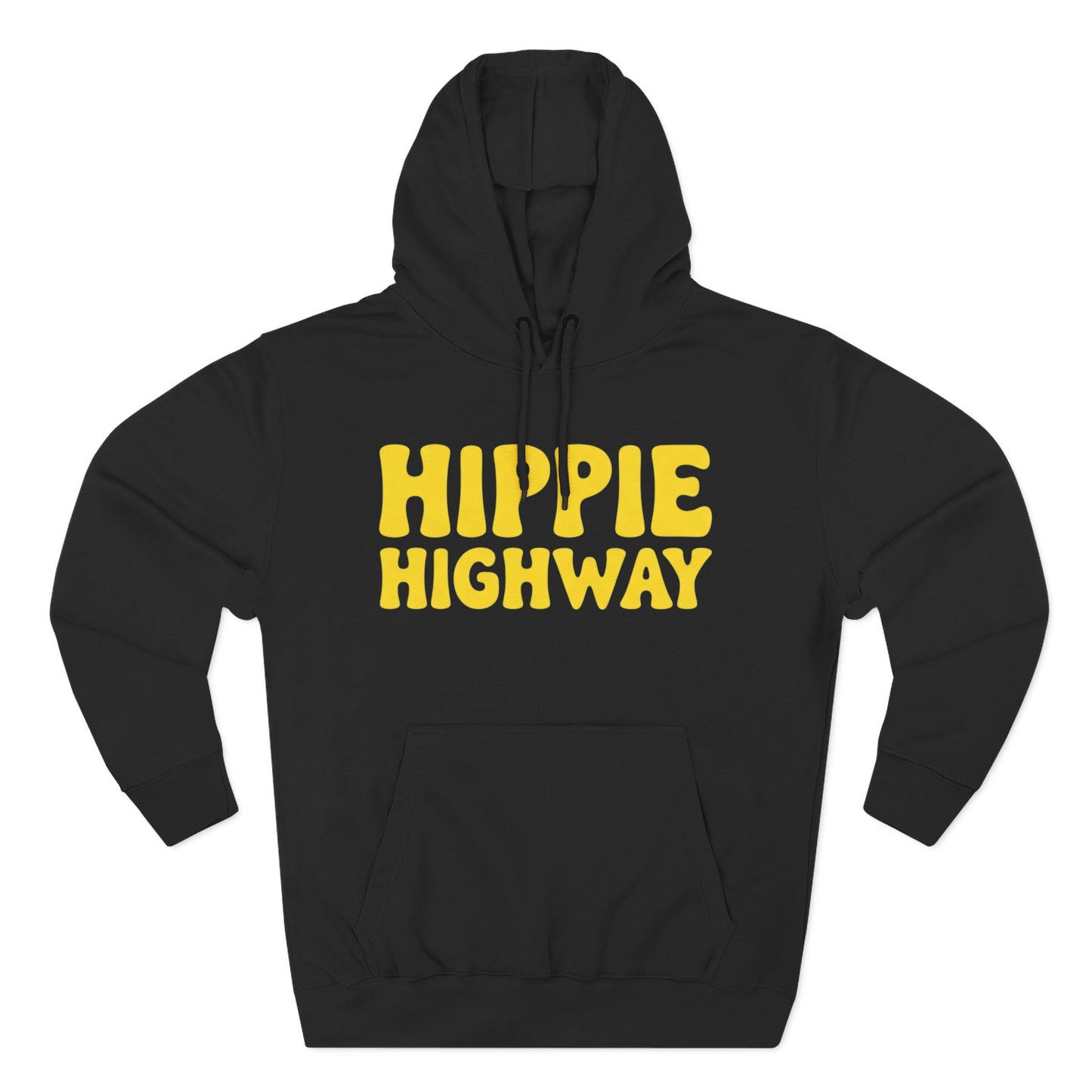 "Hippie Highway" Big Script Fleece Hoodie
