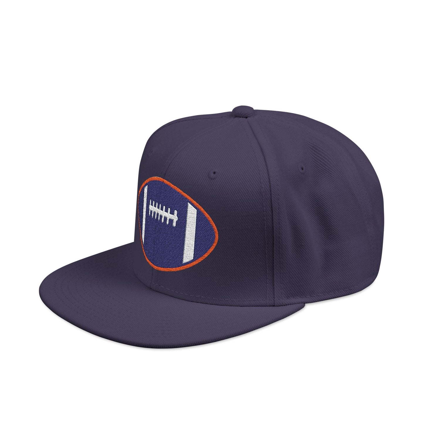 Legends "Wicked Way" Football White, Blue, & Orange Logo Snapback