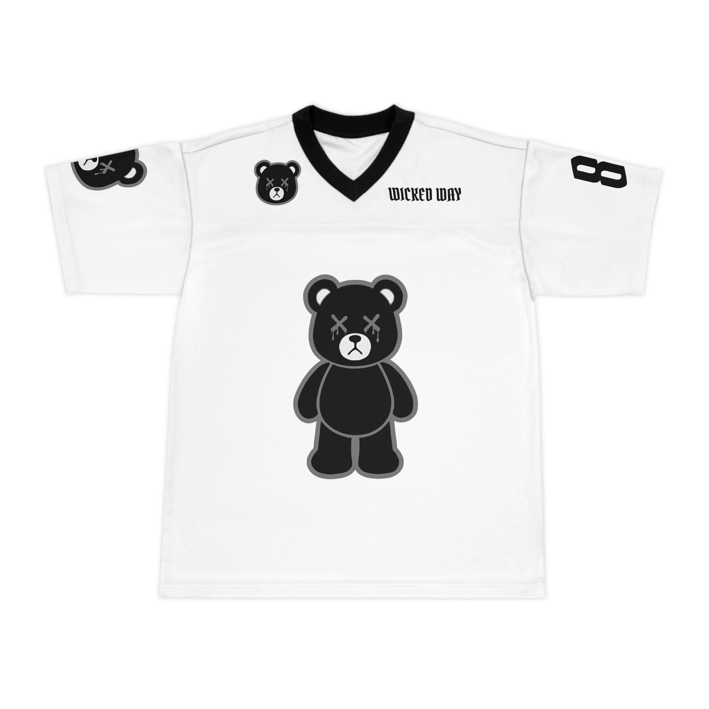 "Wicked Way" #87 Mayer Deady Bears Football Jersey