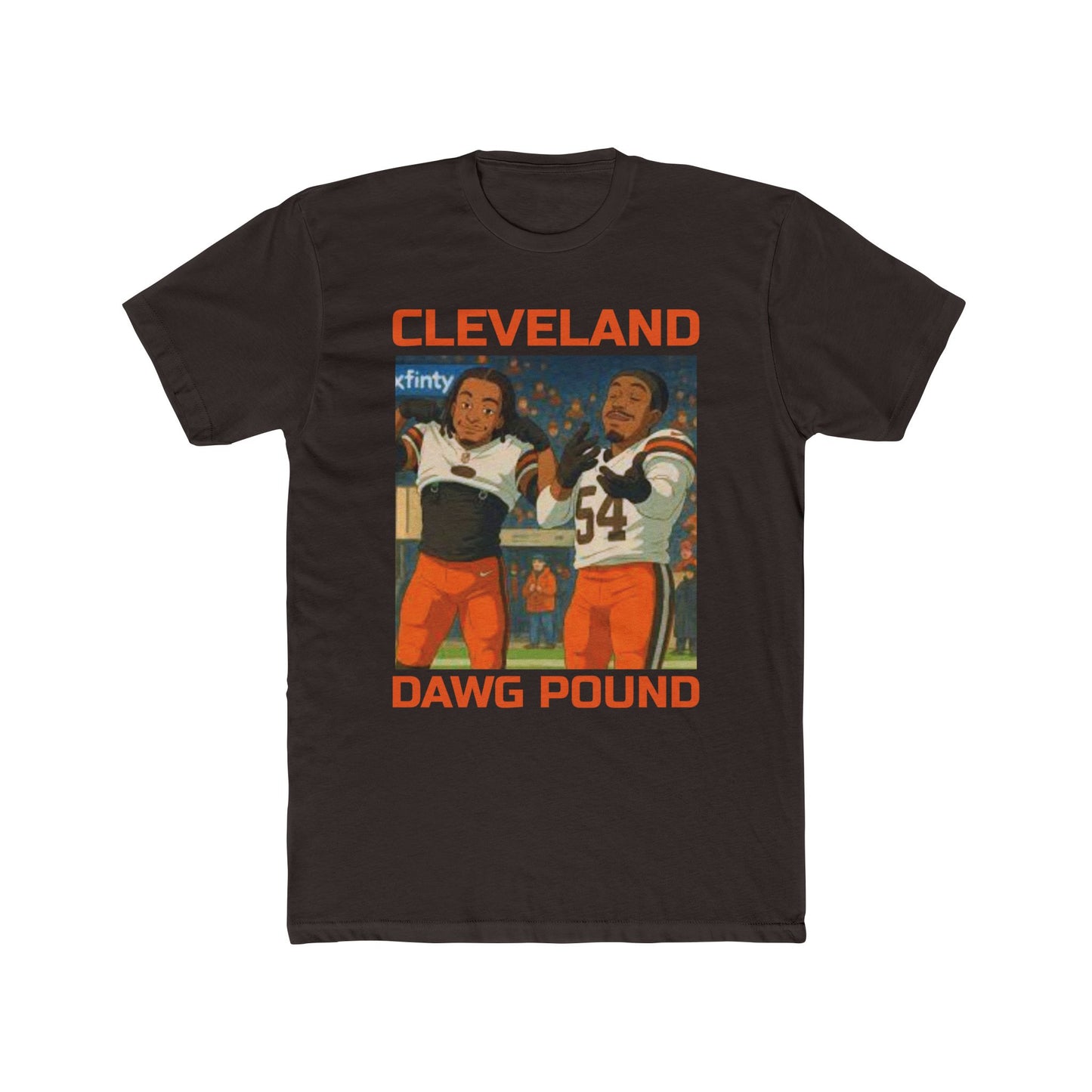 Anime Football 'Cleveland Dawg Pound' Cotton Crew Tee