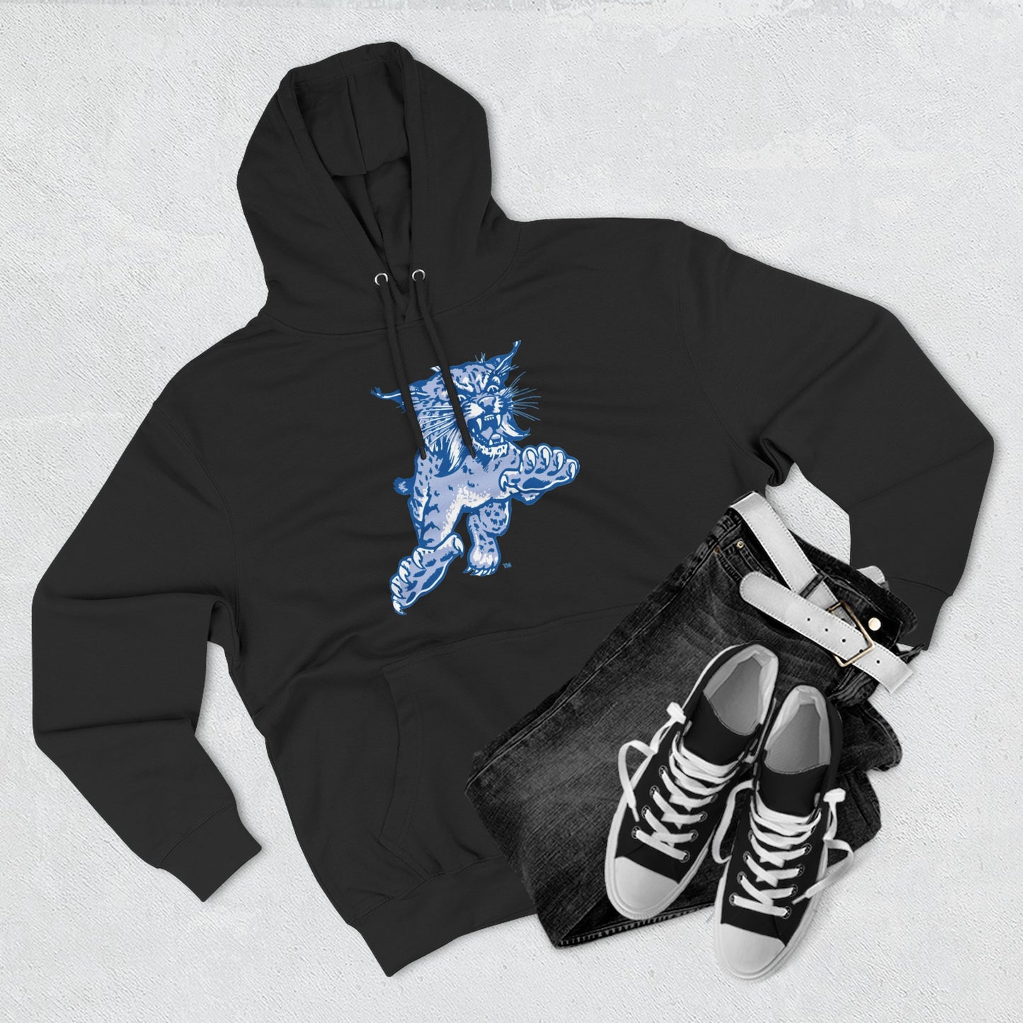'Kentucky Wildcats The Wildcat' Three-Panel Fleece Hoodie