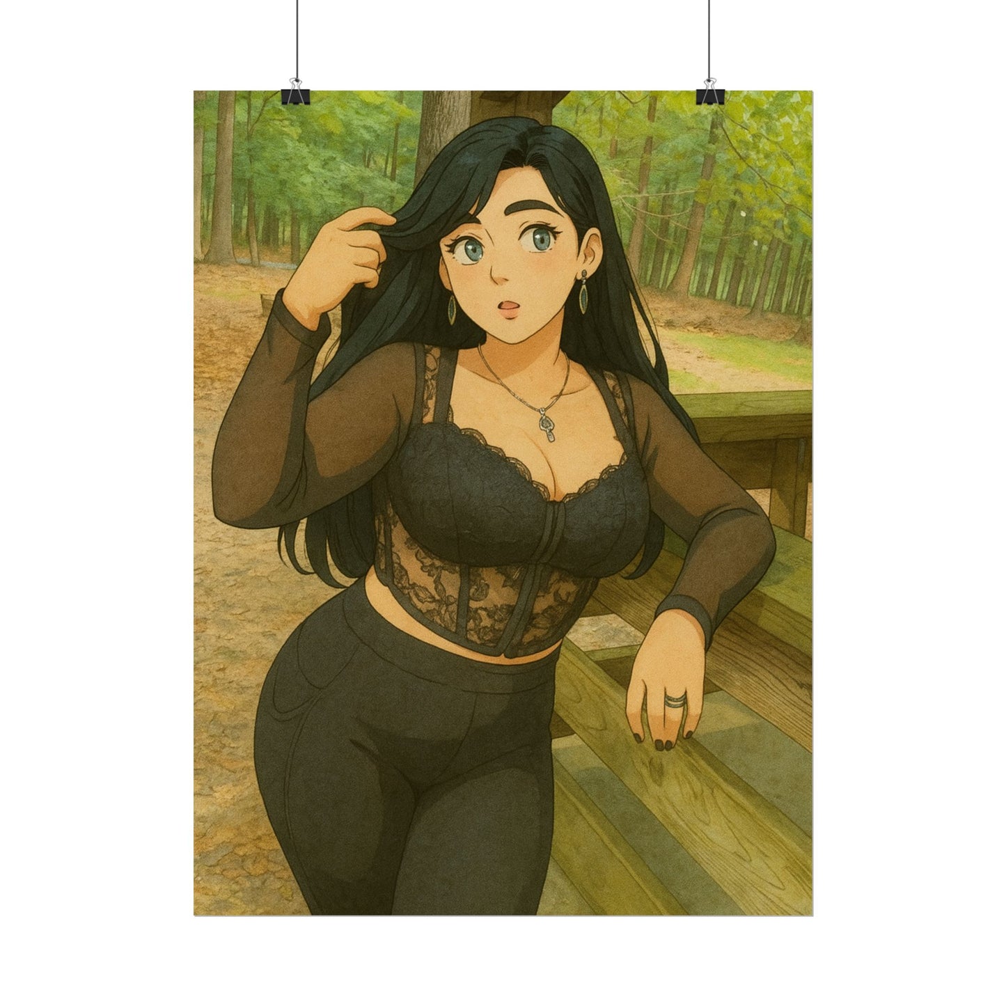 Loco Fits Anime Girls 'Maiden Of The Forrest' Poster