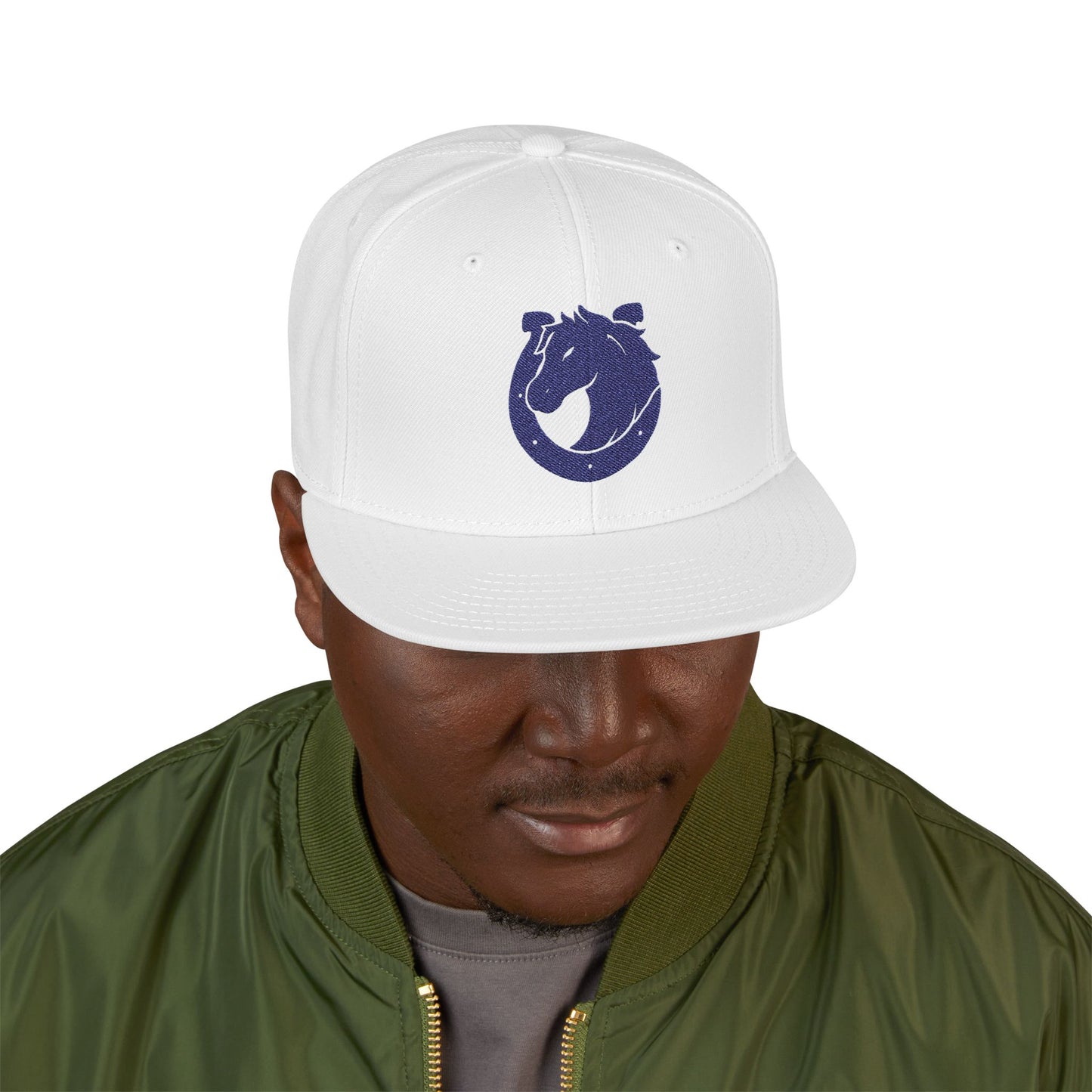Loco Fits "NFL Indianapolis Colts Stallion Concept Logo" Snapback (Embroidery)