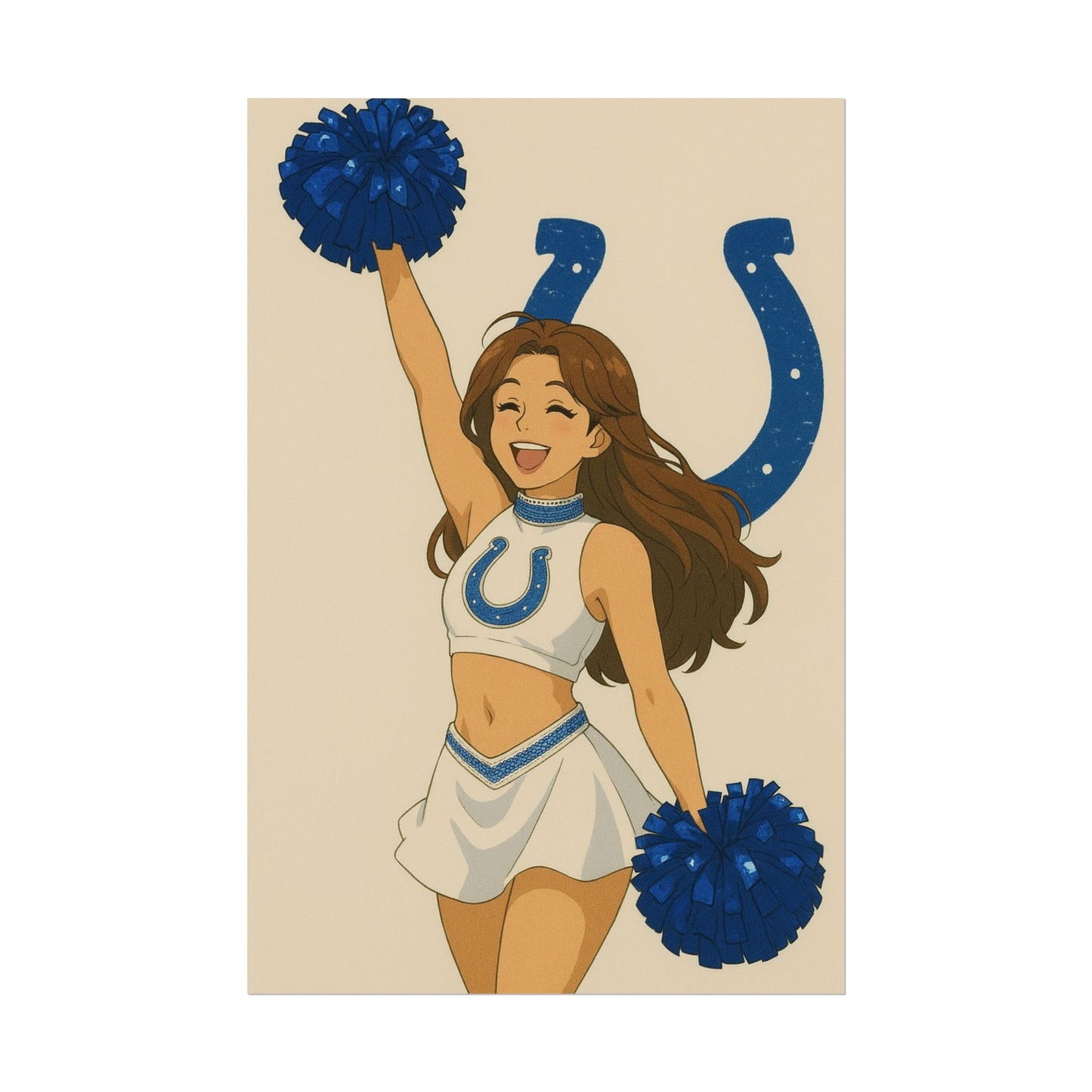 Loco Fits Anime Girls 'Colts Cheerleader 2' Poster