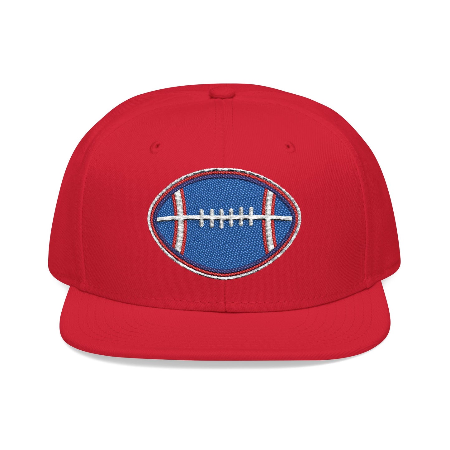 Legends "Wicked Way" Football White, Royal Blue, & Red Logo Snapback
