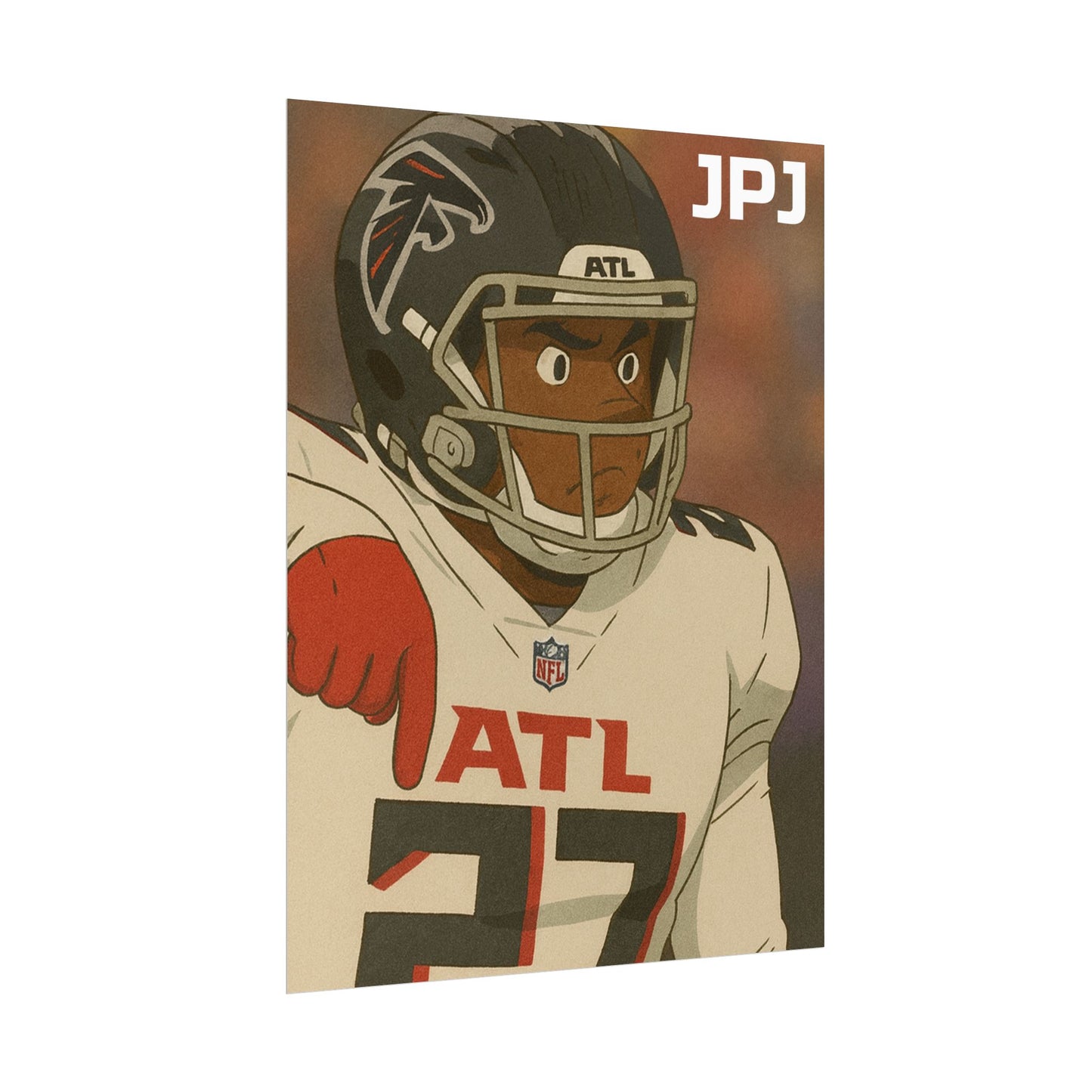 Loco Fits Anime Football 'JPJ' Poster