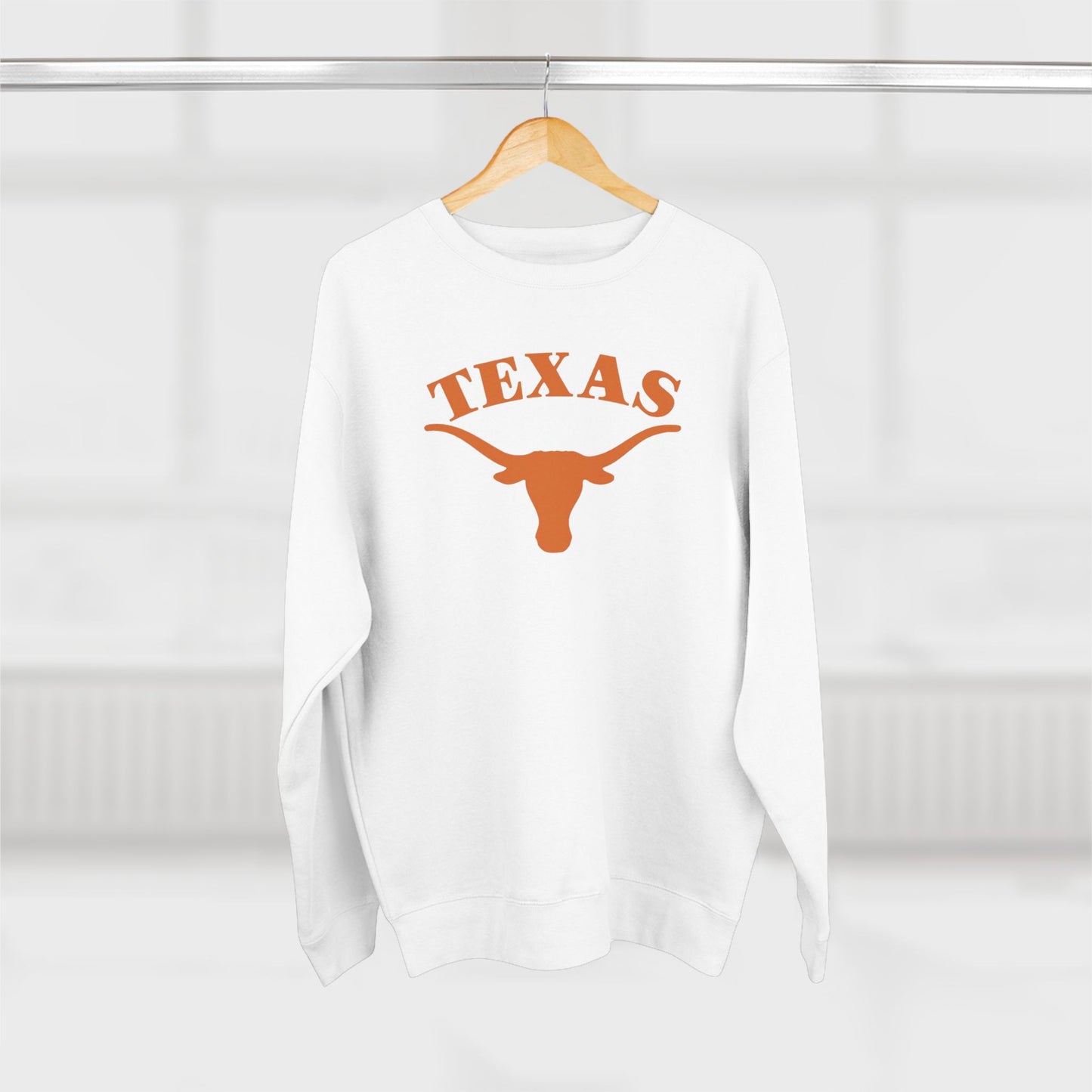 'Texas Longhorns' Cotton Crewneck Sweatshirt