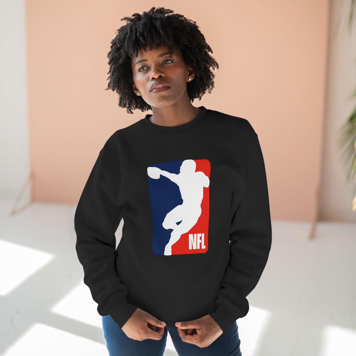 Loco Fits 'NFL Concept Logo' Crewneck Sweatshirt