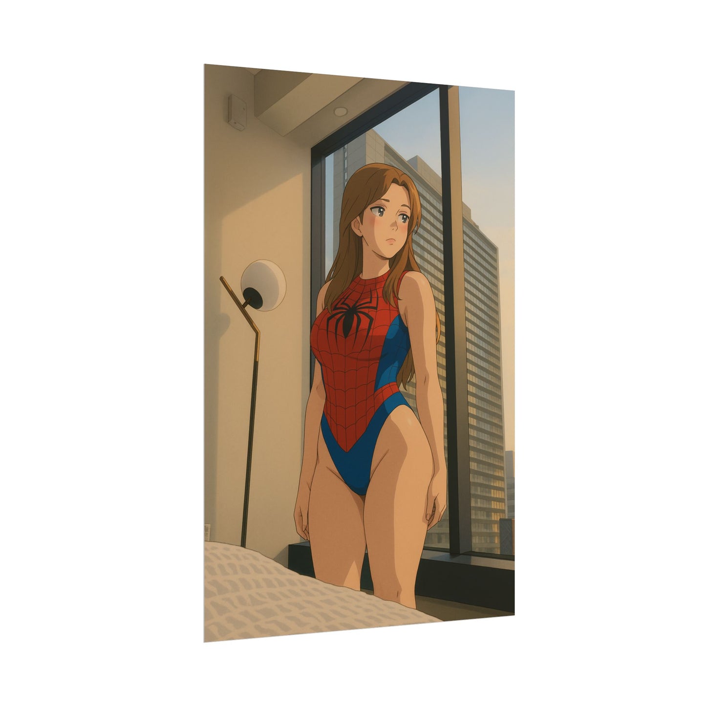 Loco Fits Anime Girls 'Cute Little Spider-Girl' Poster