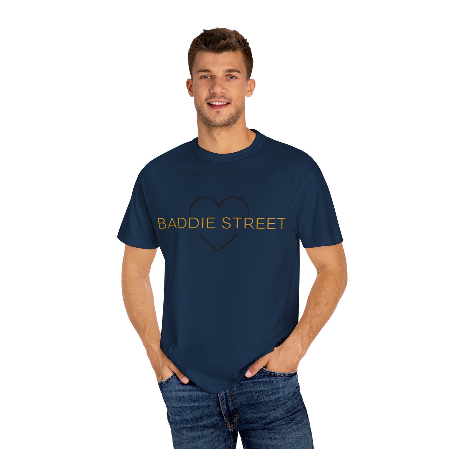 "Baddie Street" Classy Heart Gold Multi Color Option T-Shirt