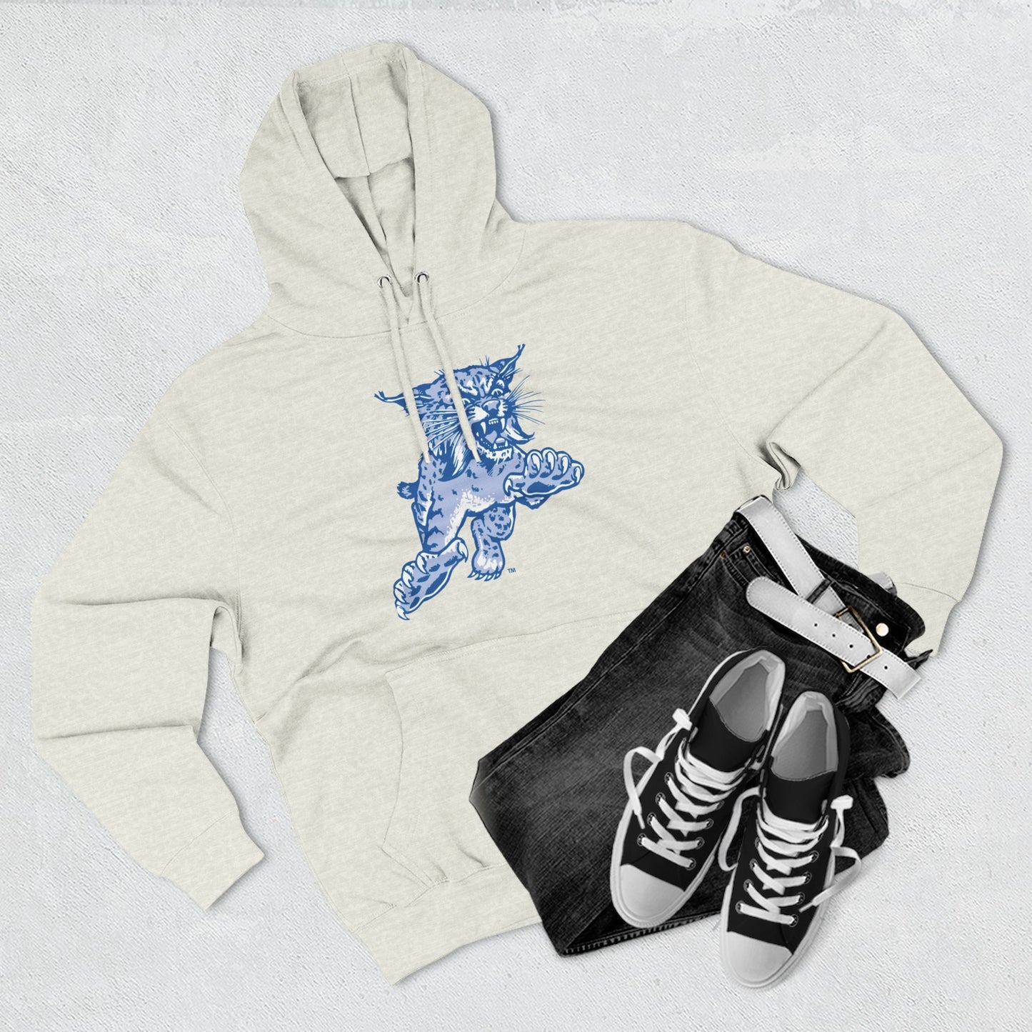 'Kentucky Wildcats The Wildcat' Three-Panel Fleece Hoodie