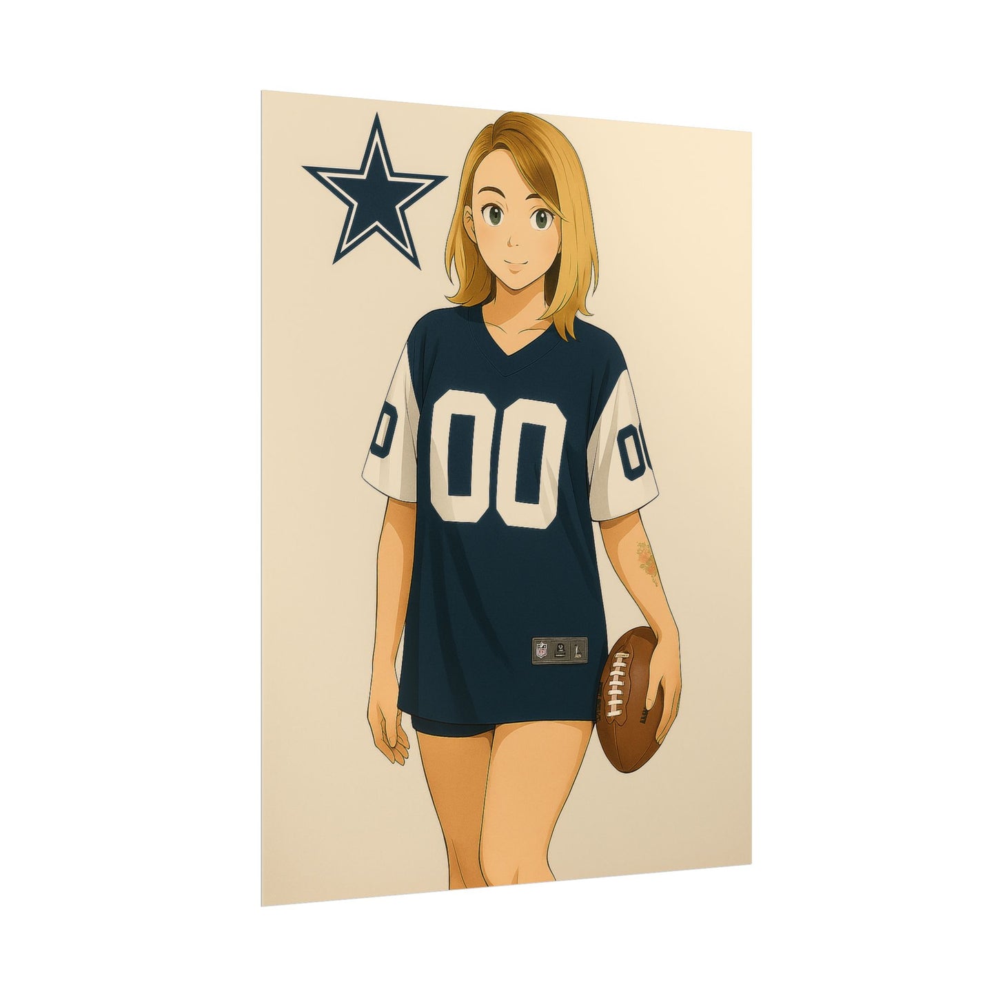 Loco Fits Anime Girls 'Cowboys Girl 1' Poster