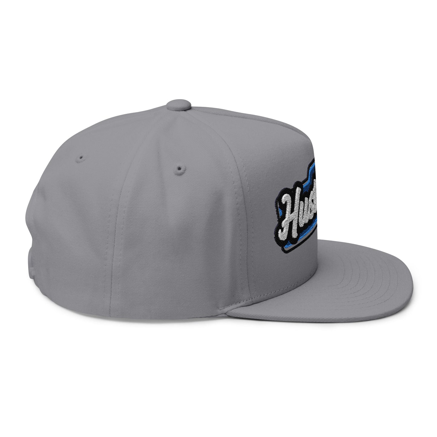 Grey "Hustler Ave" #16 Snapback