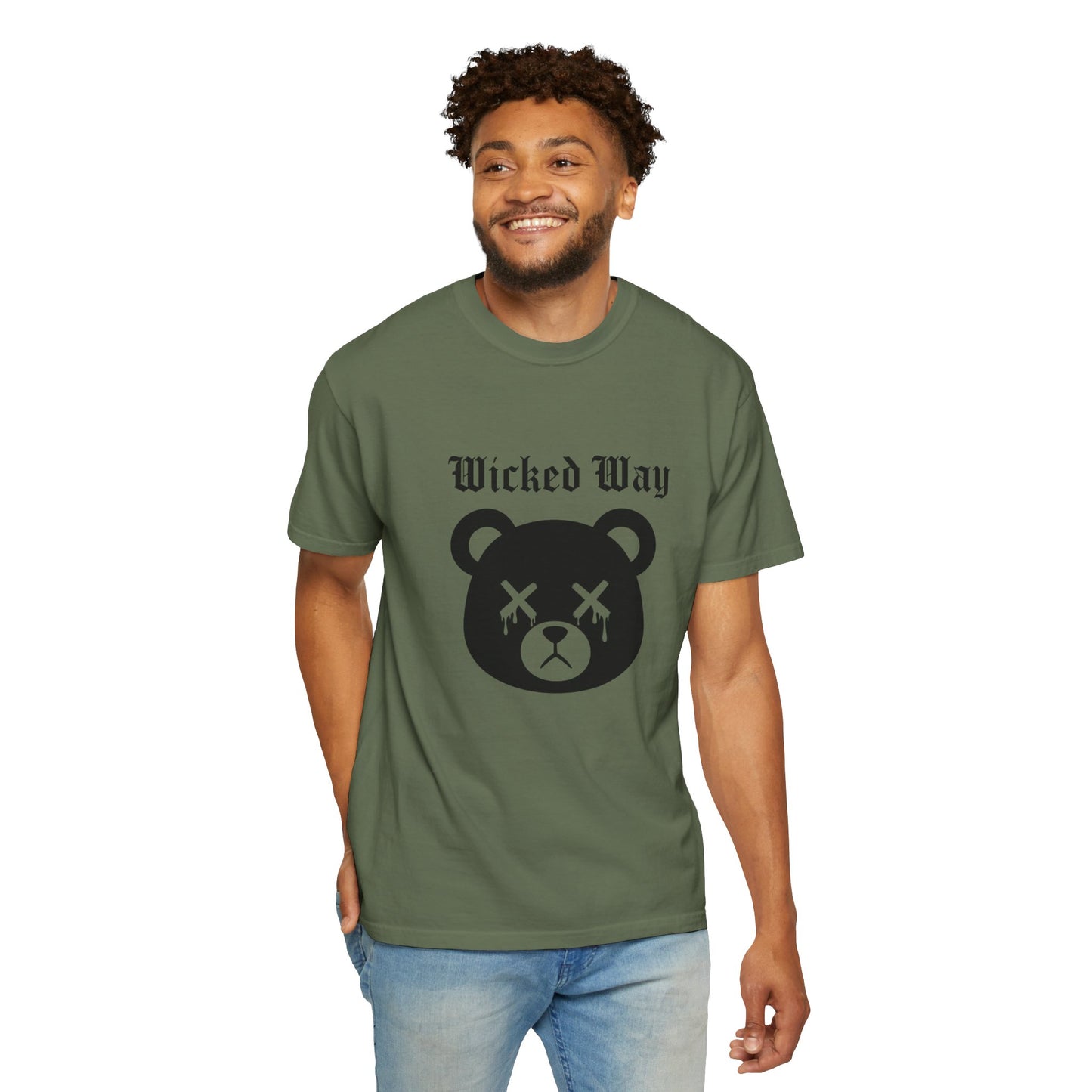 "Wicked Way" Dead Bear Head T-Shirt (Multi Color Options)