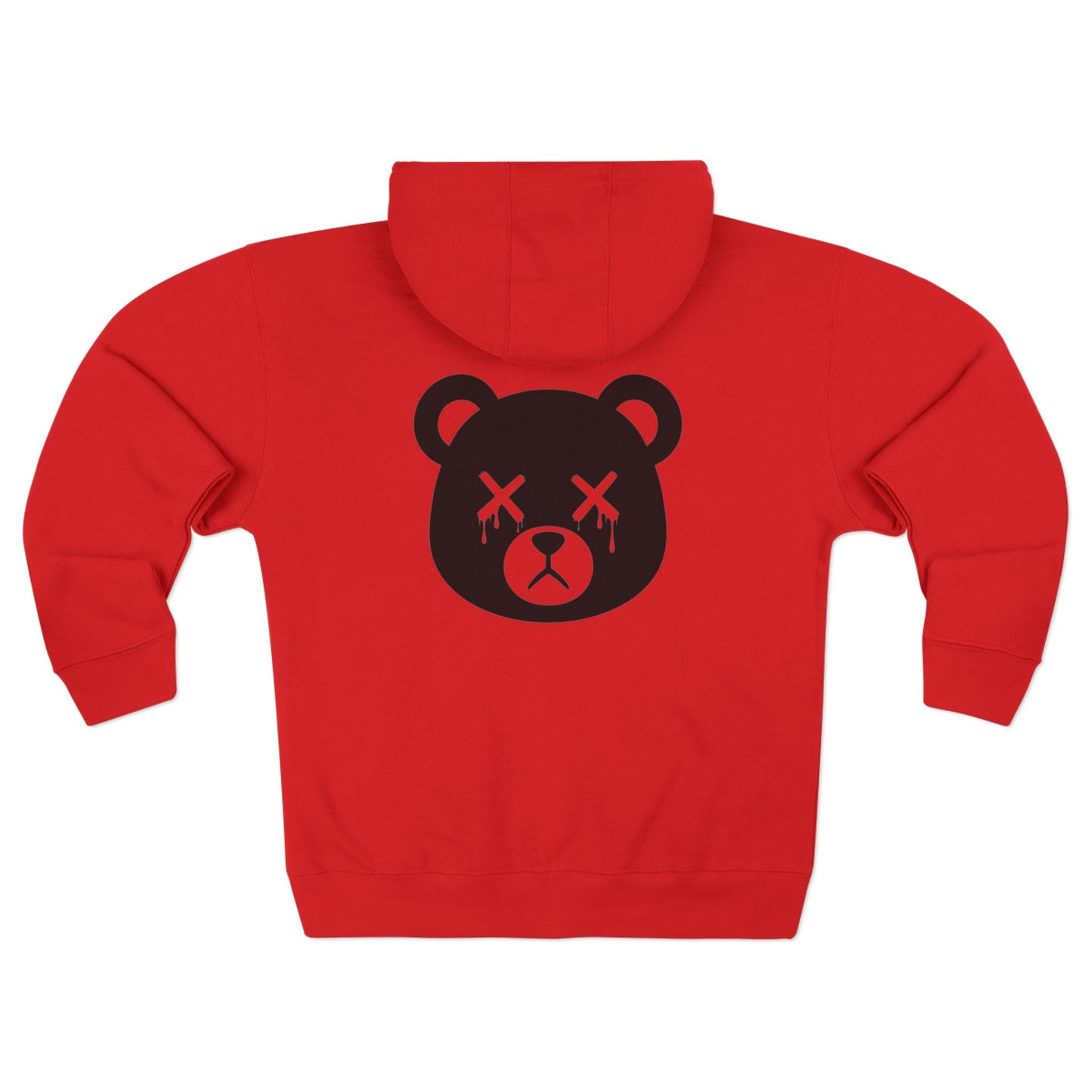 "Wicked Way" Deady Bear Head Zip Hoodie
