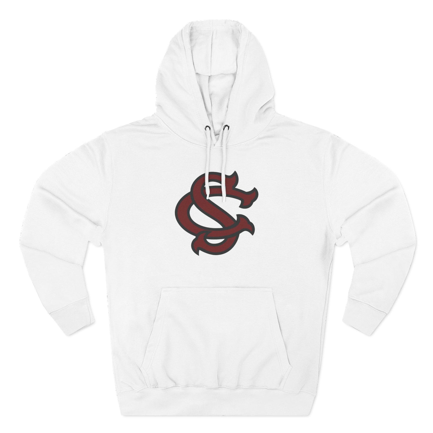 'South Carolina SC' Three-Panel Fleece Hoodie