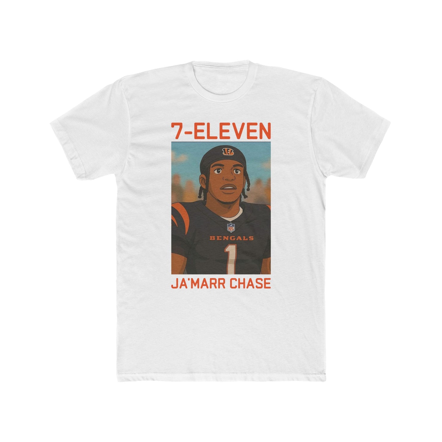 Anime Football '7-Eleven Ja'Marr Chase' Cotton Crew Tee