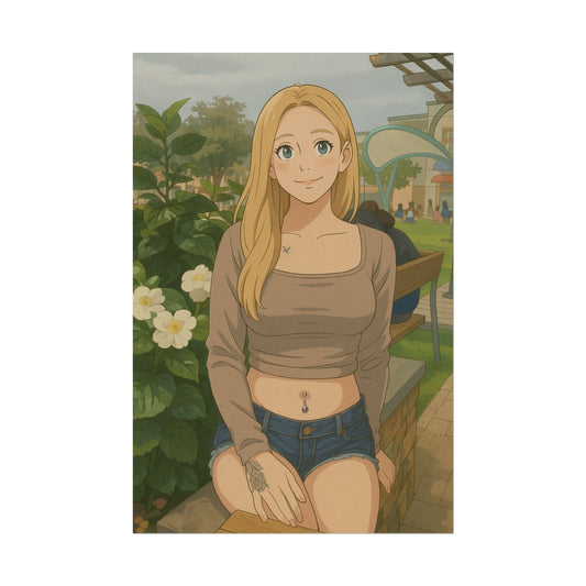 Loco Fits Anime Girls 'Day in the Park' Poster