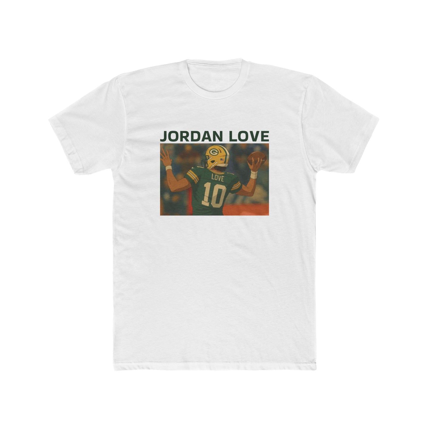 Anime Football 'Jordan Love' Cotton Crew Tee