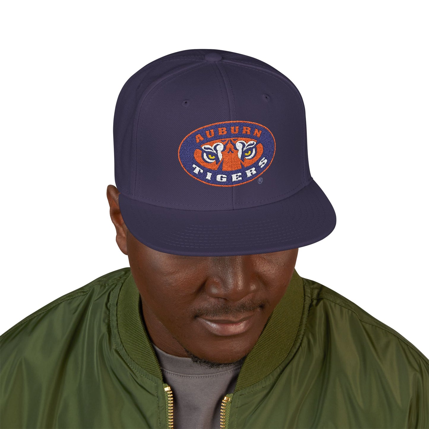 'Auburn Tigers Glare' Logo Snapback