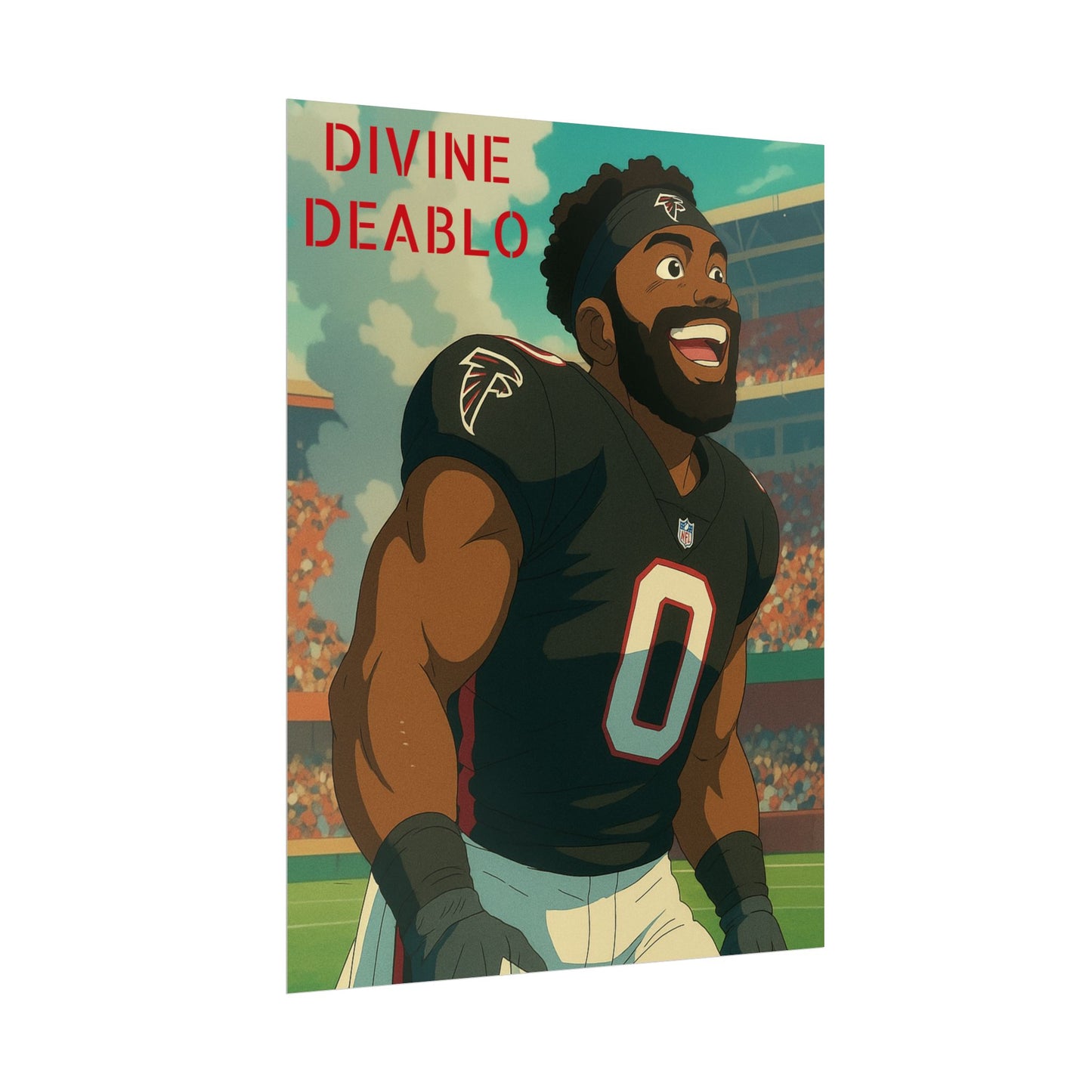 Loco Fits Anime Football 'Divine Deablo' Poster