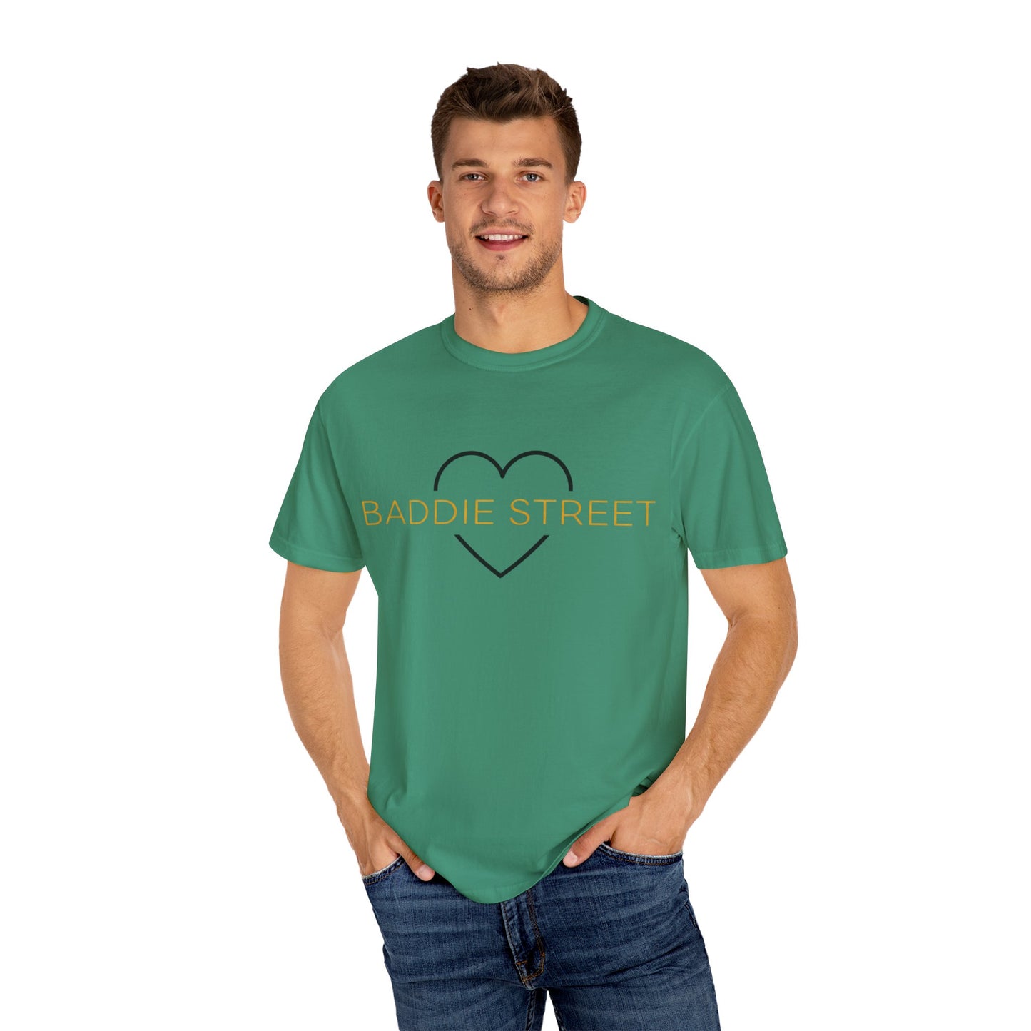 "Baddie Street" Classy Heart Gold Multi Color Option T-Shirt