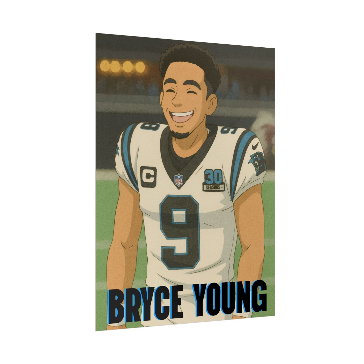 Loco Fits Anime Football 'Bryce Young' Poster