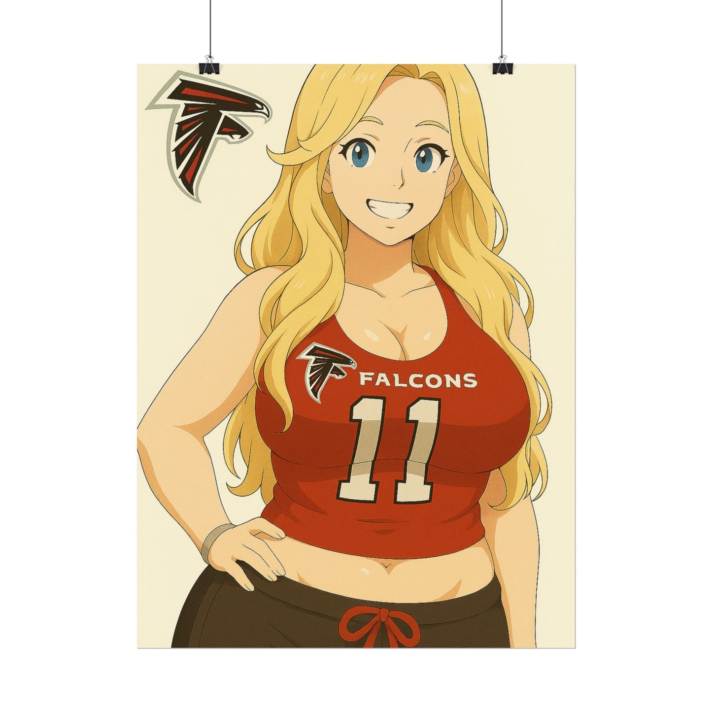 Loco Fits Anime Girls 'Falcons Girl 2' Poster