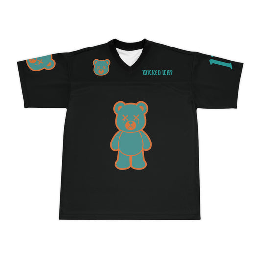 "Wicked Way" #17 Waddle Deady Bears Football Jersey