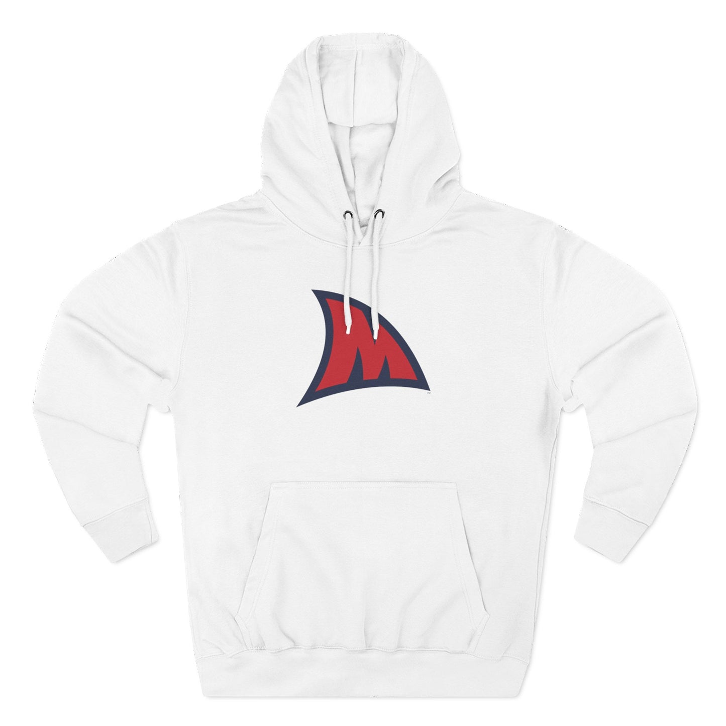 'Ole Miss Landshark M' Three-Panel Fleece Hoodie