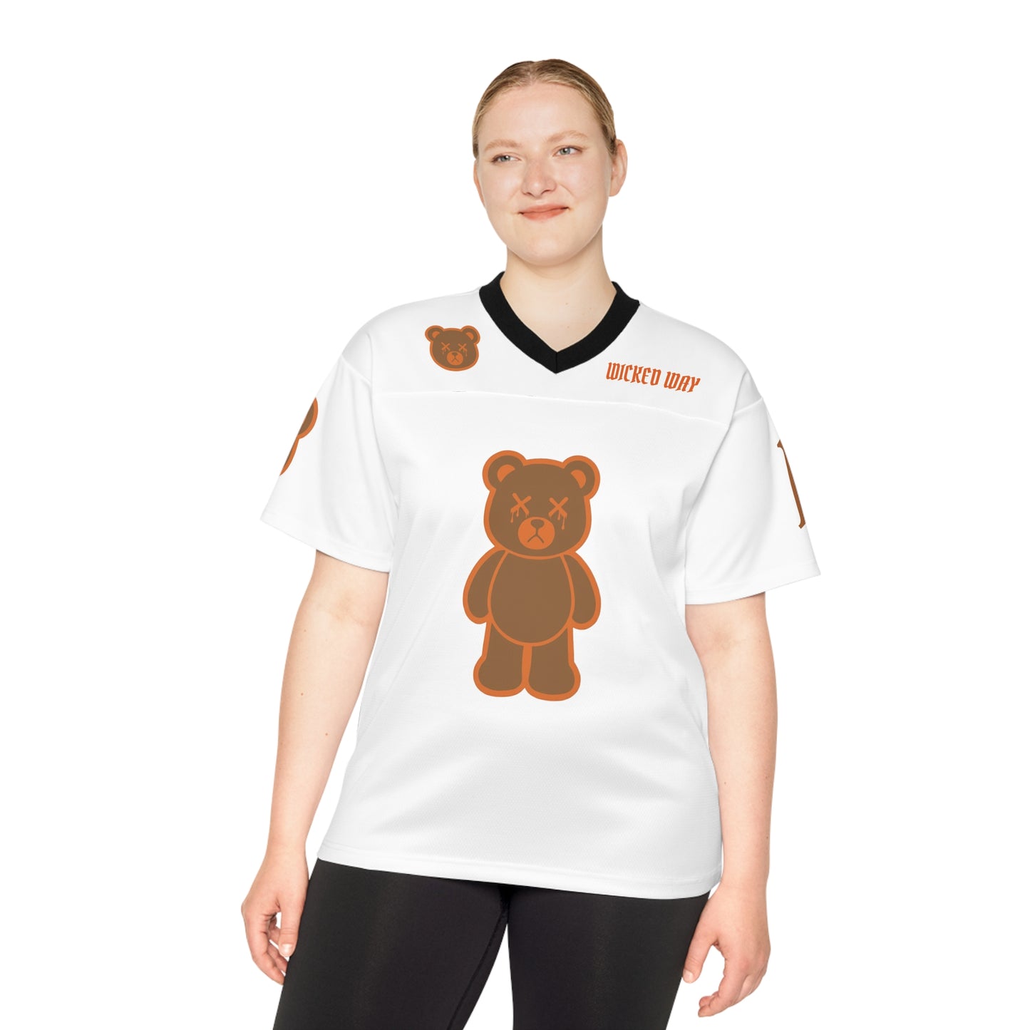 "Wicked Way" #15 Flacco Deady Bears Football Jersey