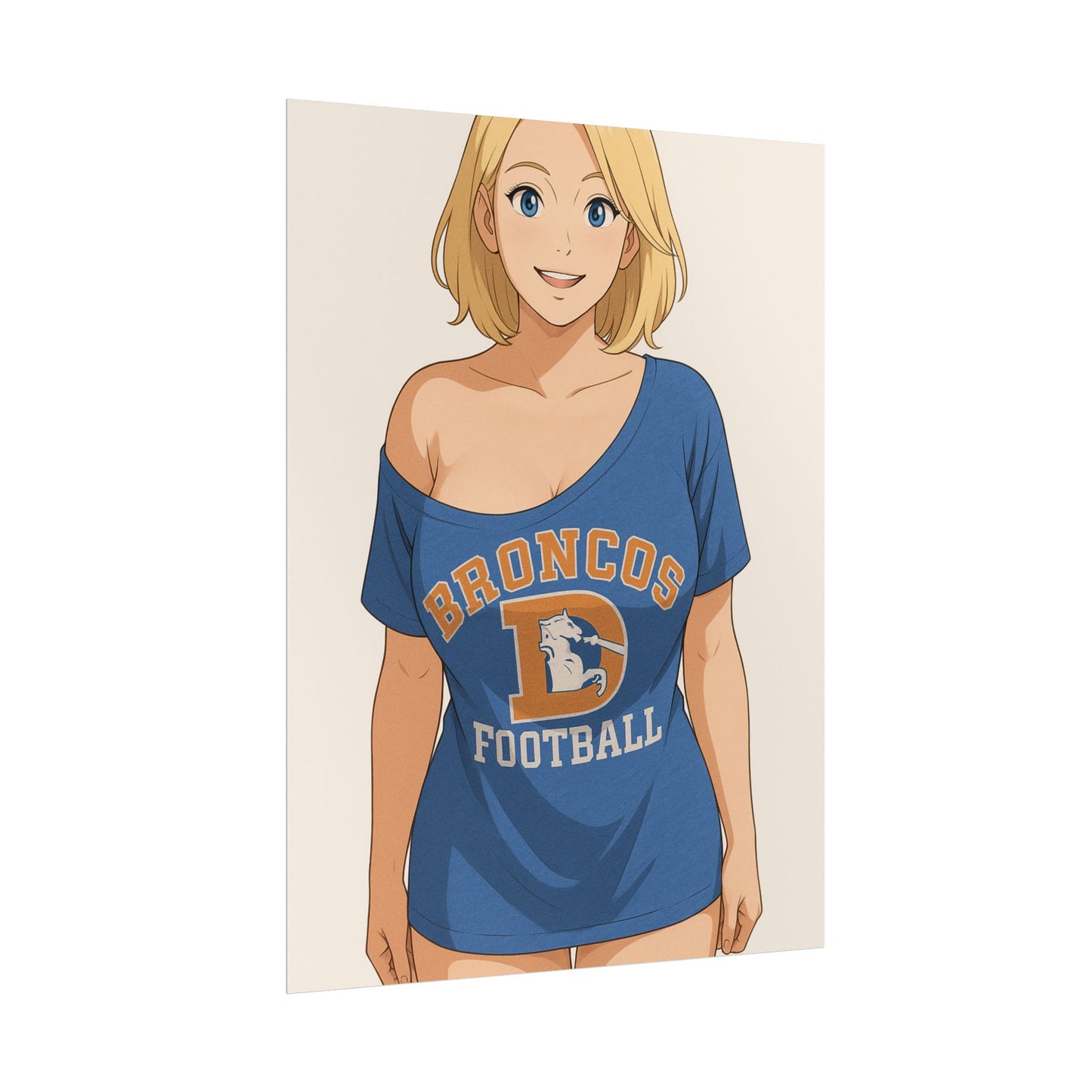 Poster Print - Anime Football Girls