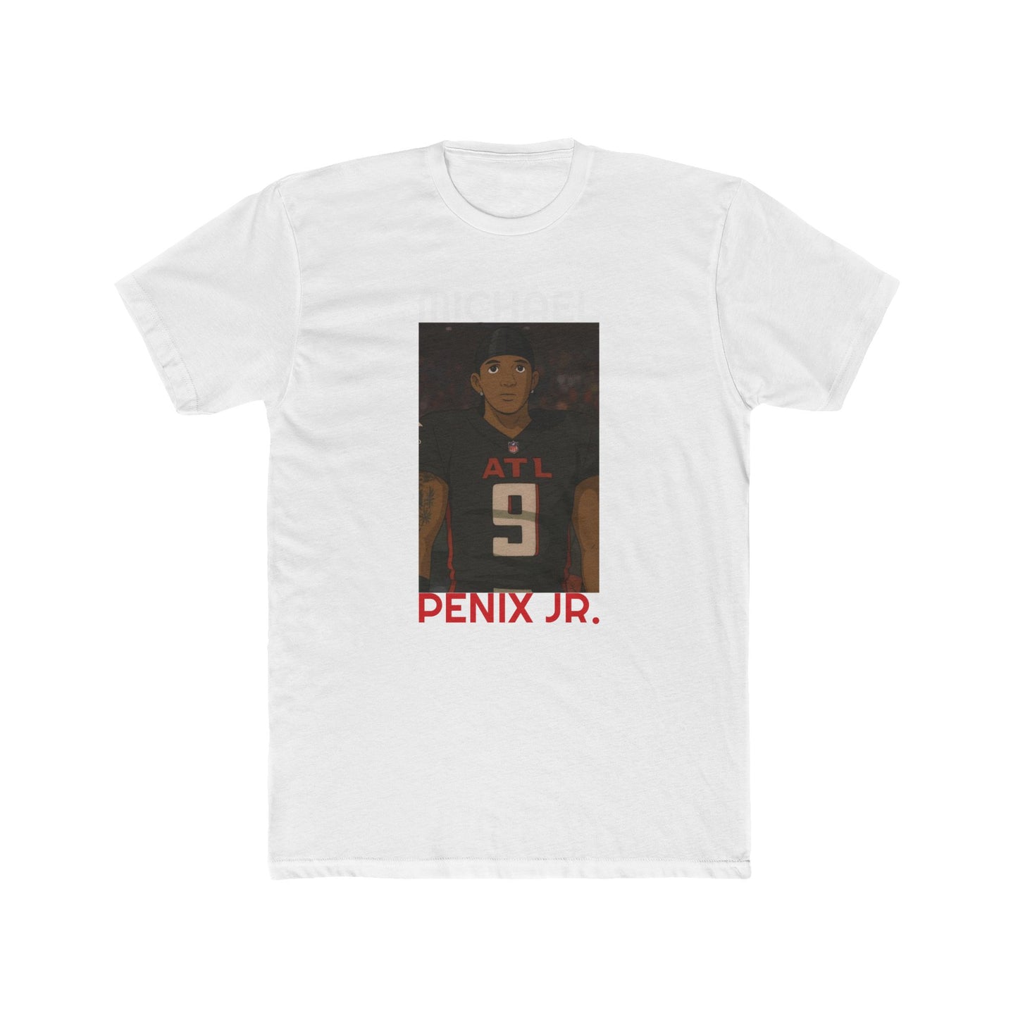 Anime Football 'Michael Penix Jr.' Cotton Crew Tee