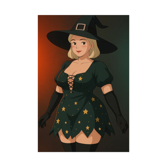 Loco Fits Anime Girls 'A Little Bewitched' Poster