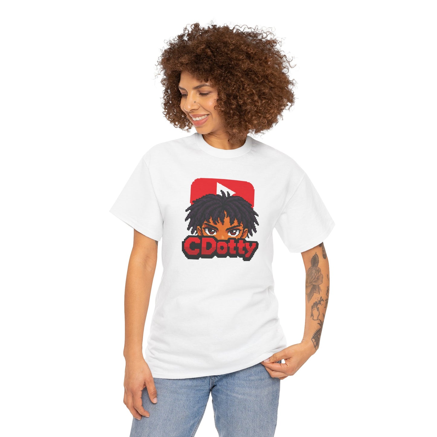 CDotty 64-Bit YouTube Unisex Heavy Cotton Tee