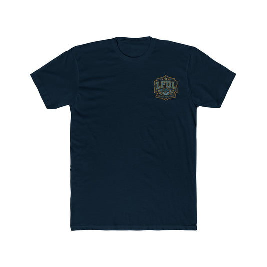 LocoFits Draft League North Carolina Pocket Logo Cotton Crew Tee