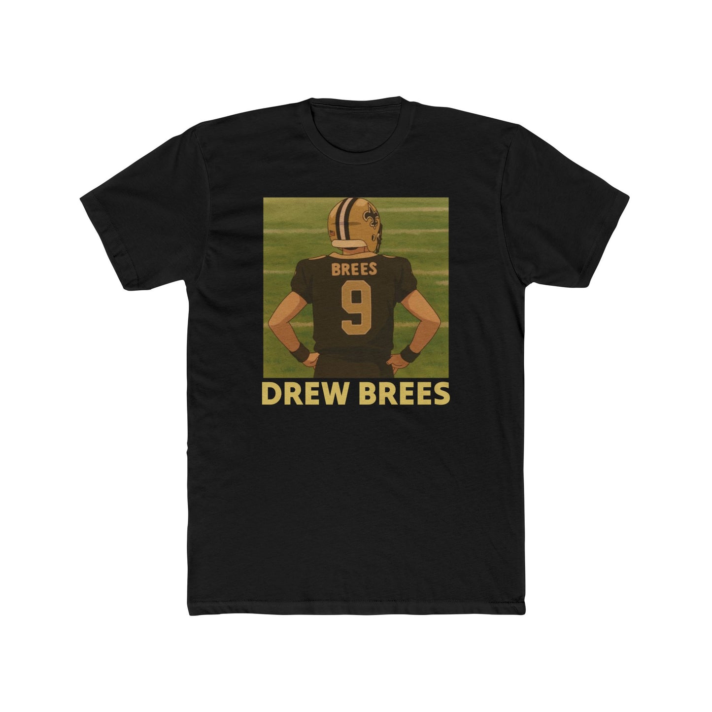 Anime Football 'Drew Brees' Cotton Crew Tee