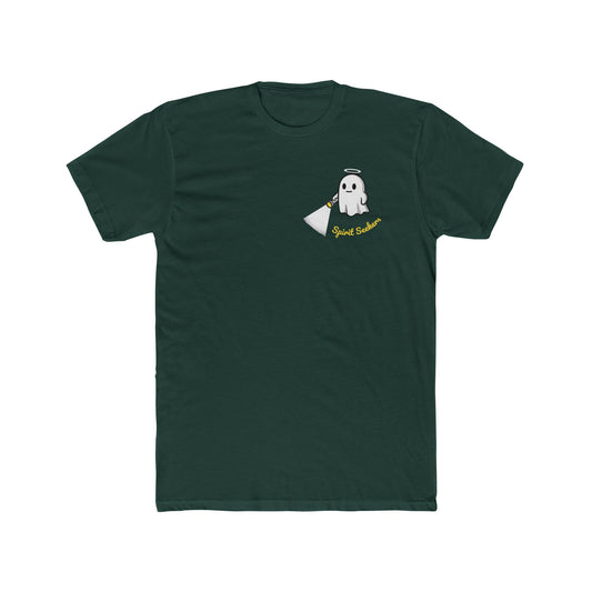 Ghost Hunter Spirit Seekers Boo Ghost Graphic Cotton Crew Tee