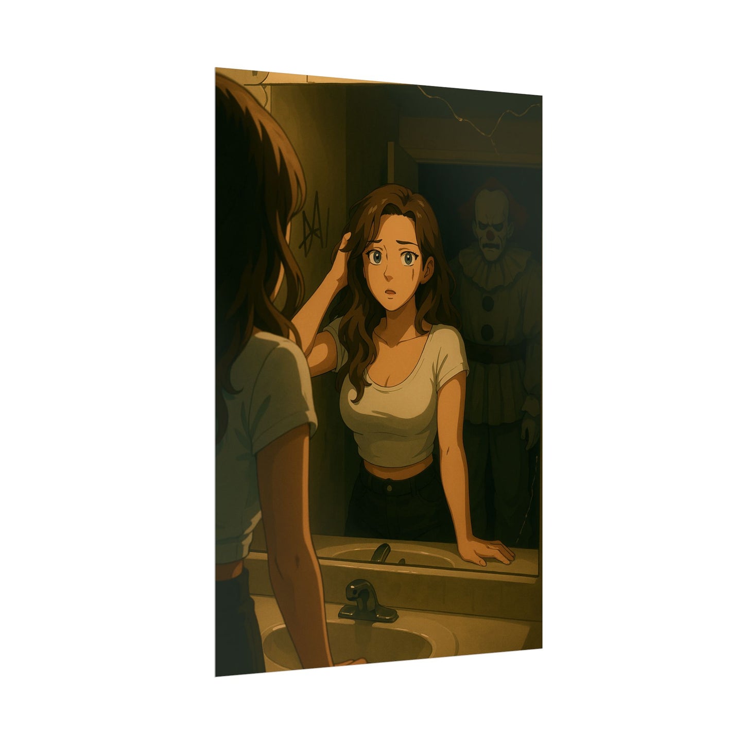 Loco Fits Anime Girls 'When IT comes' Poster