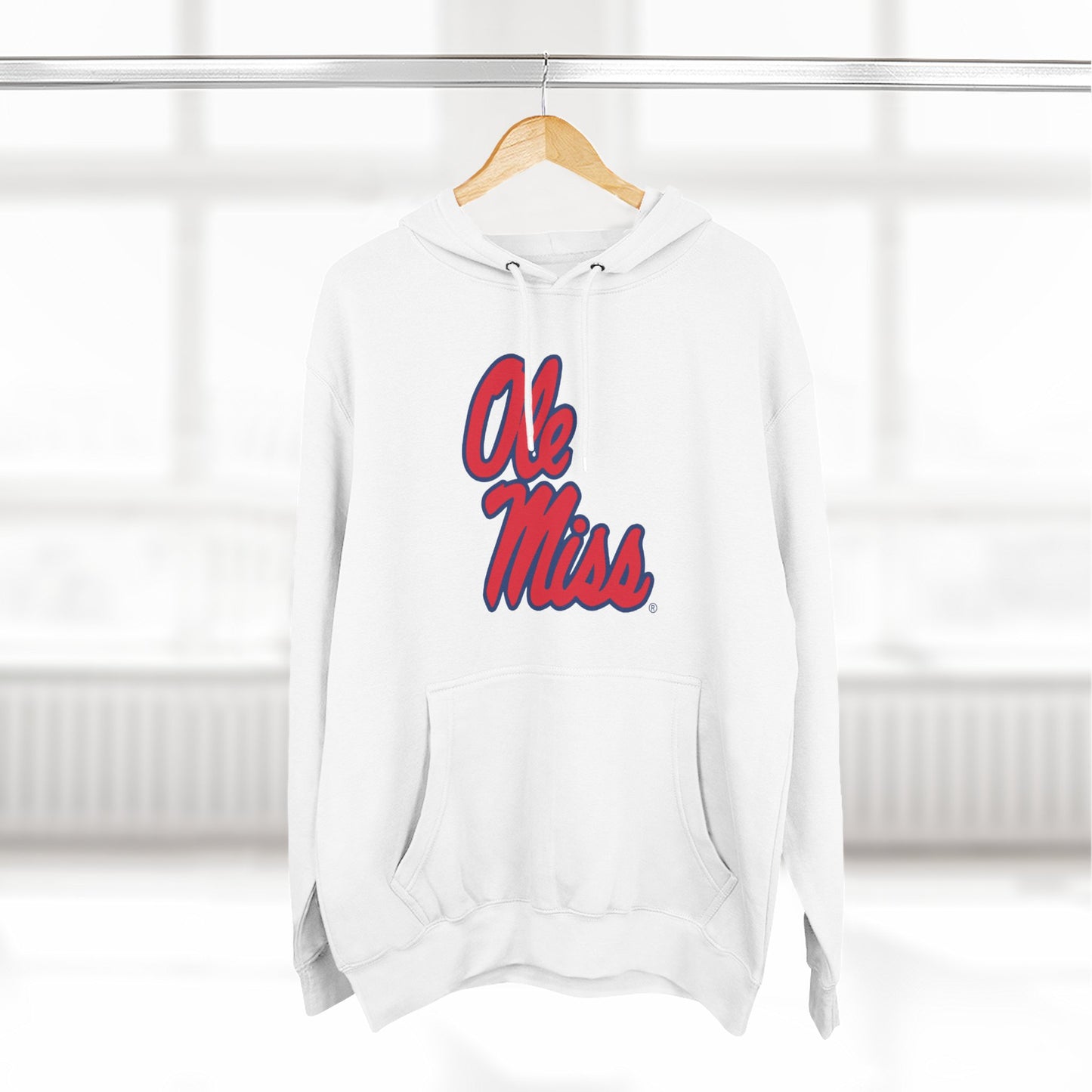 'Ole Miss Script' Three-Panel Fleece Hoodie