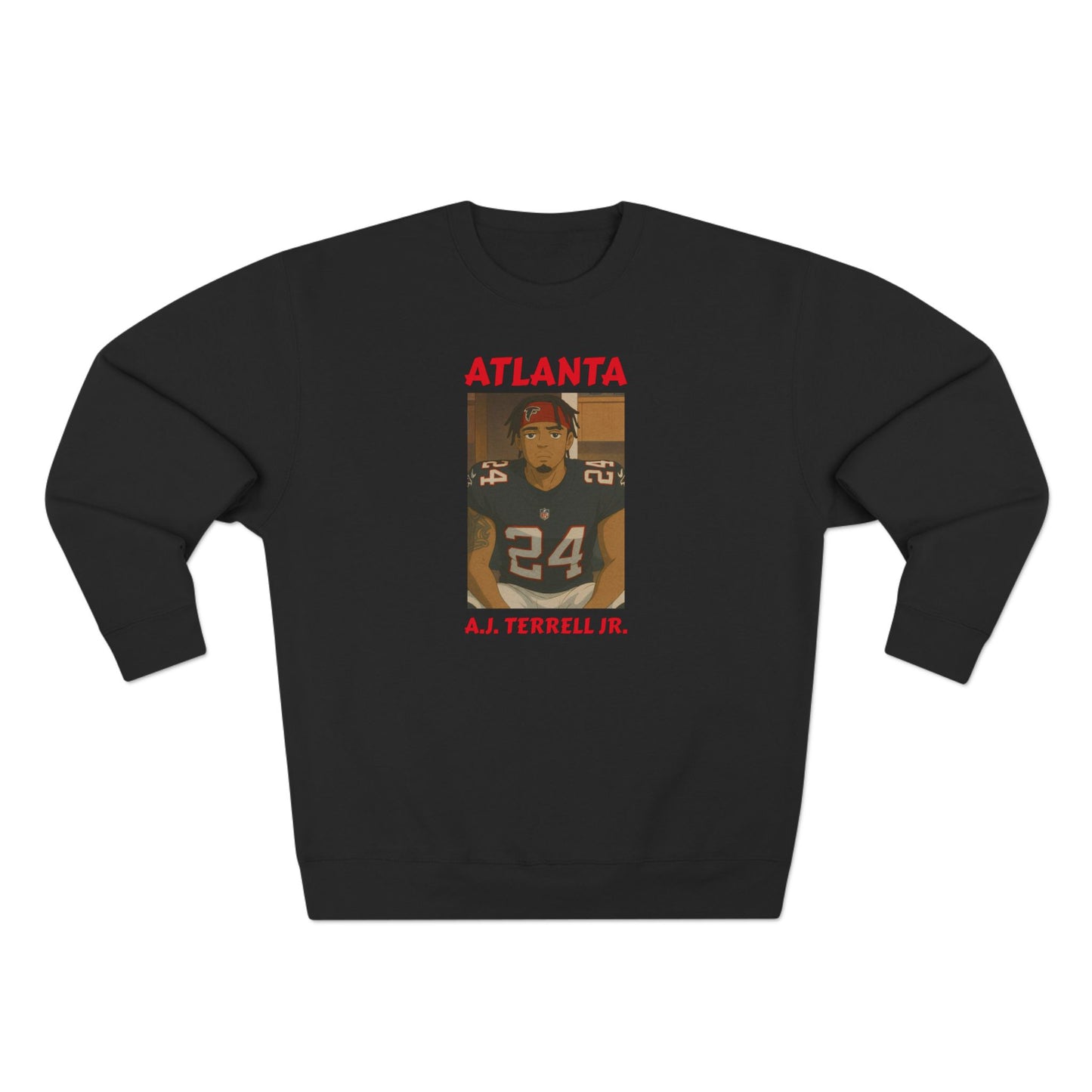 Anime Football 'Atlanta AJ Terrell Jr' Crewneck Sweatshirt