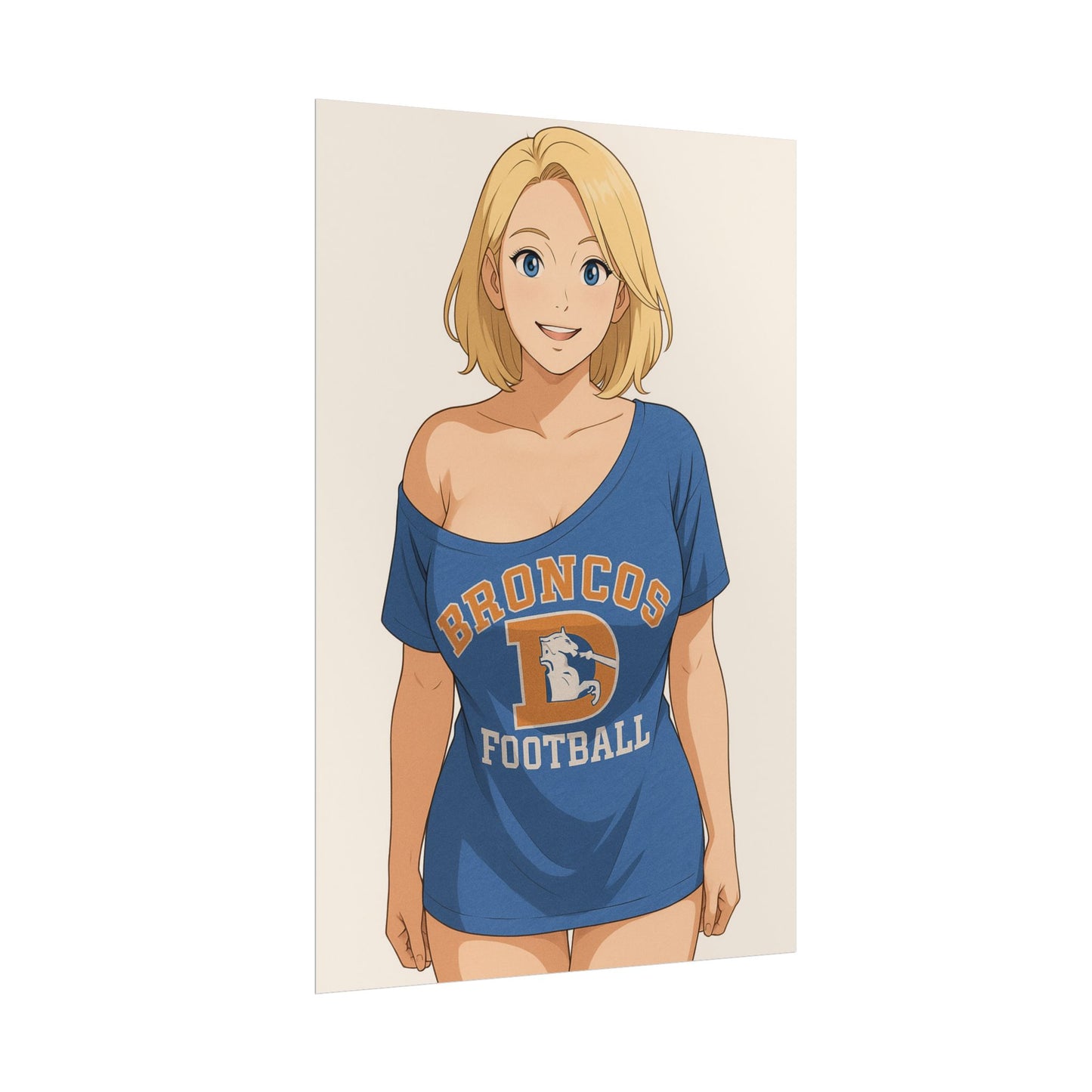 Poster Print - Anime Football Girls
