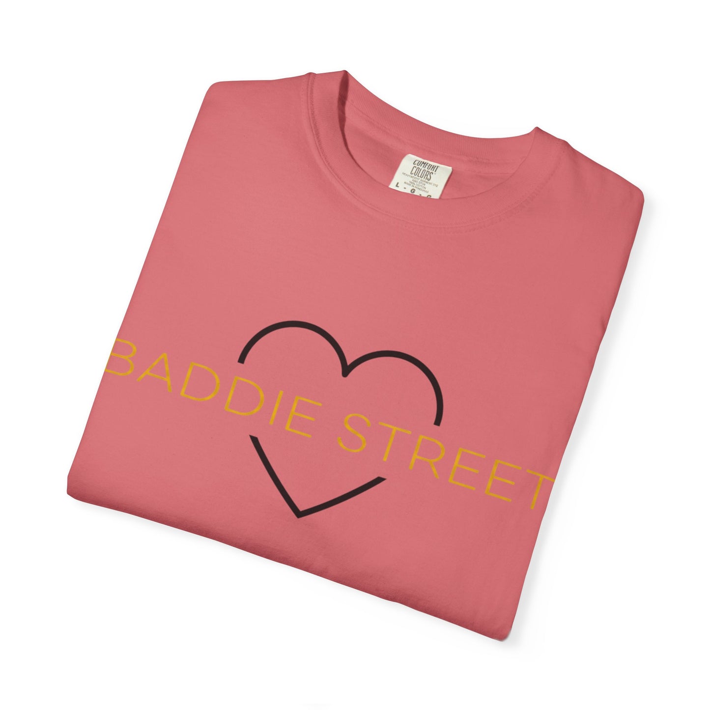 "Baddie Street" Classy Heart Gold Multi Color Option T-Shirt
