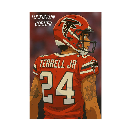 Loco Fits Anime Football 'Lockdown Corner' Poster