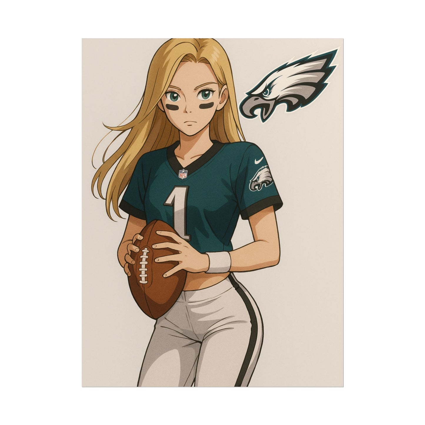 Loco Fits Anime Girls 'Eagles Girls 1' Poster