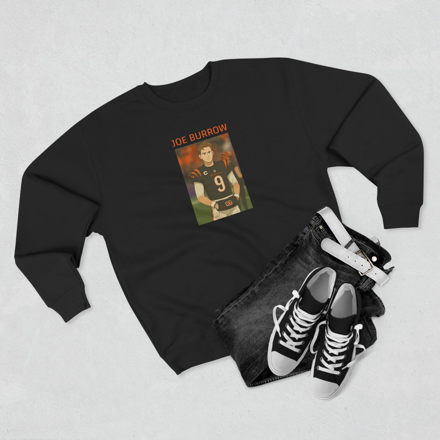 Anime Football 'Joe Burrow' Crewneck Sweatshirt