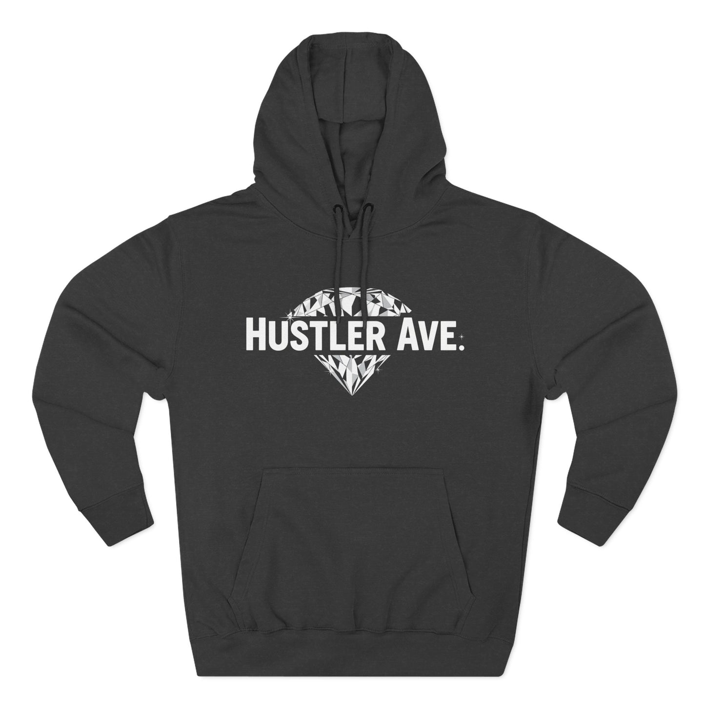 Base "Hustler Ave" Diamond Status College Hoodie