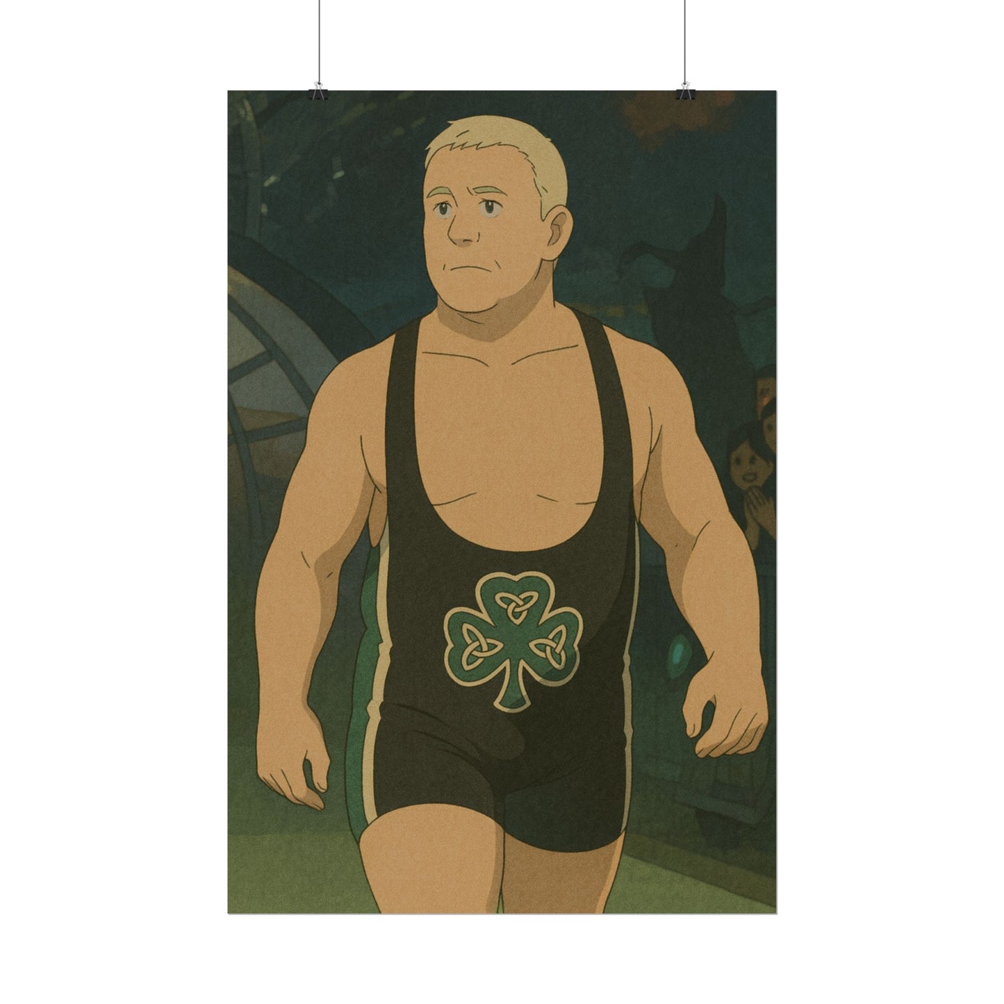 Loco Fits Anime Wrestling 'Luck of the Irish' Poster