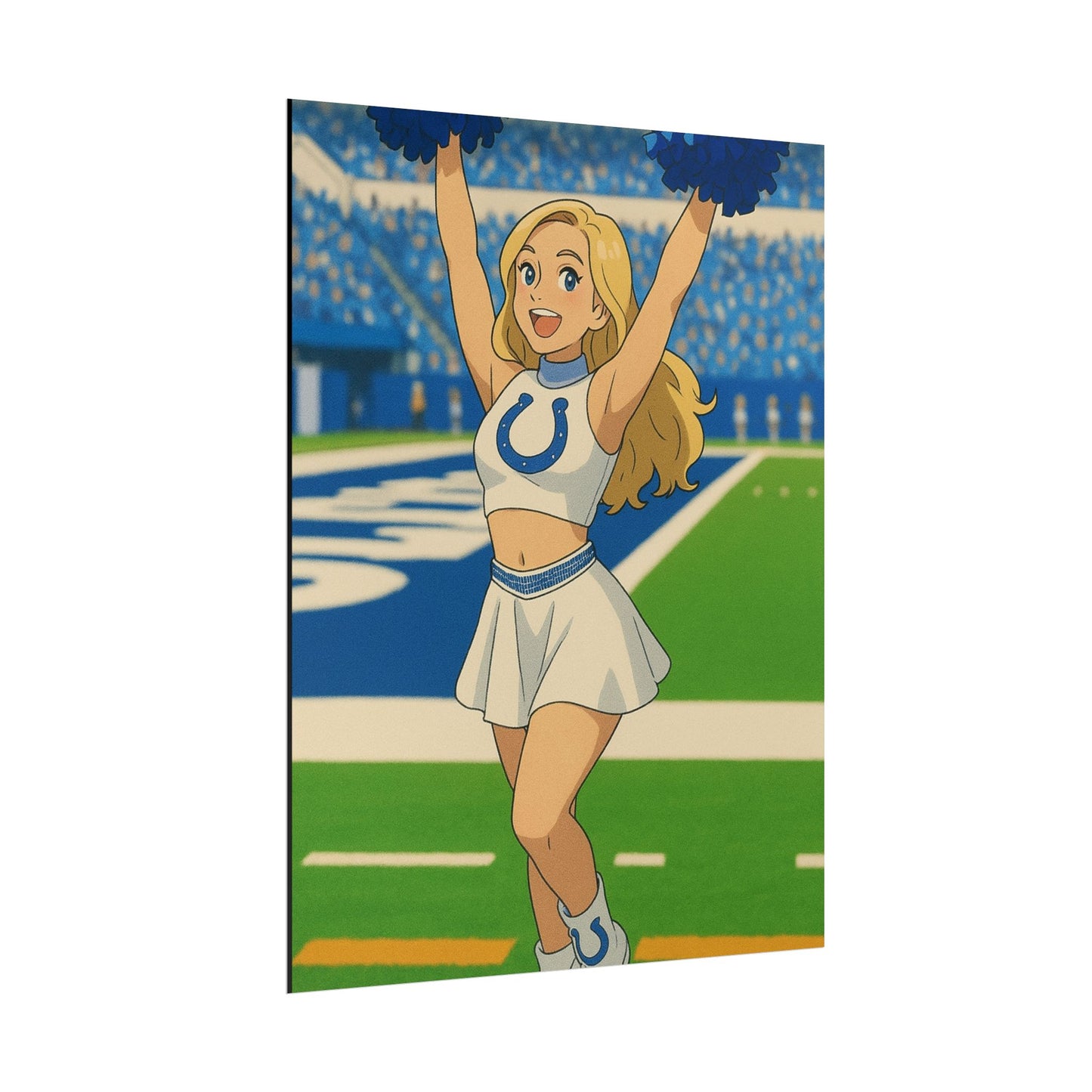 Loco Fits Anime Girls 'Colts Cheerleader On-Field 2' Poster