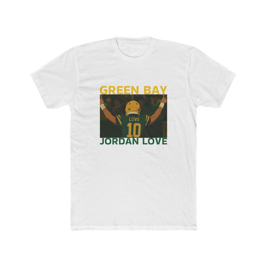 Anime Football 'Green Bay Jordan Love' Cotton Crew Tee